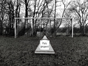 Platz gesperrt